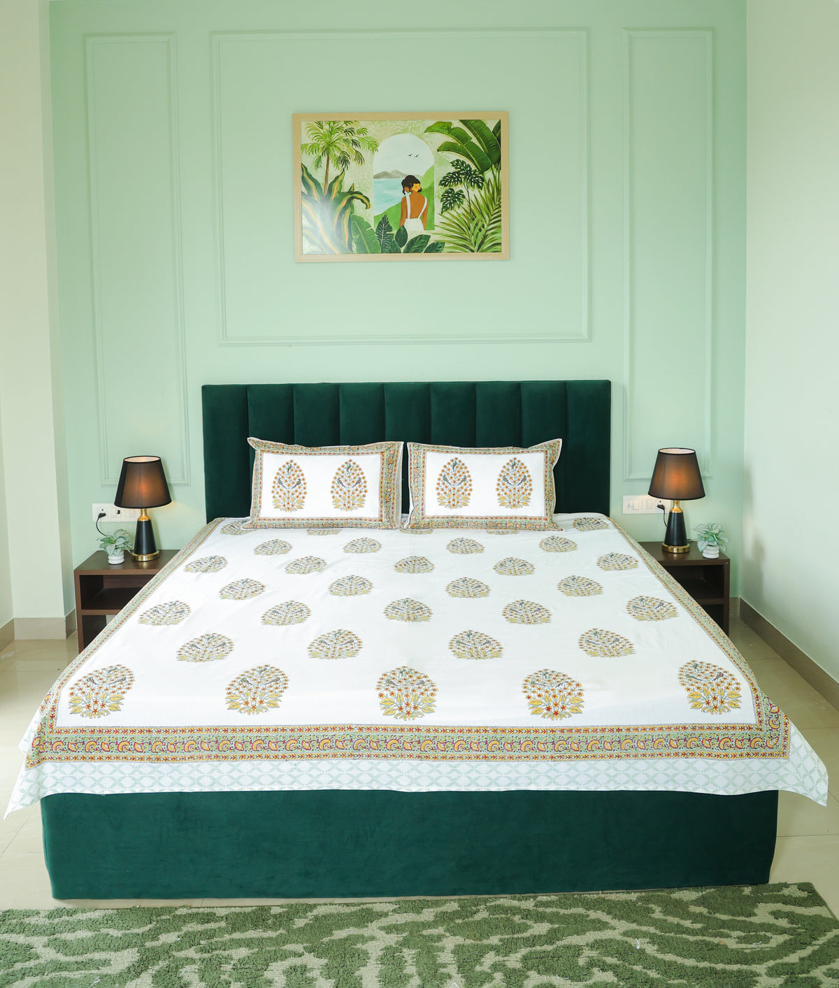 Serenity Garden Bedsheet