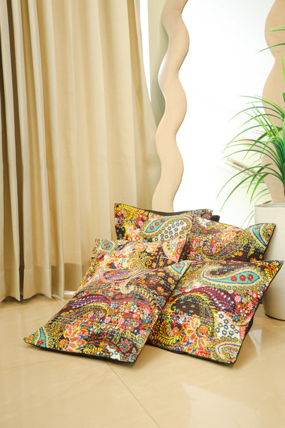 Azure Leaf Cushion