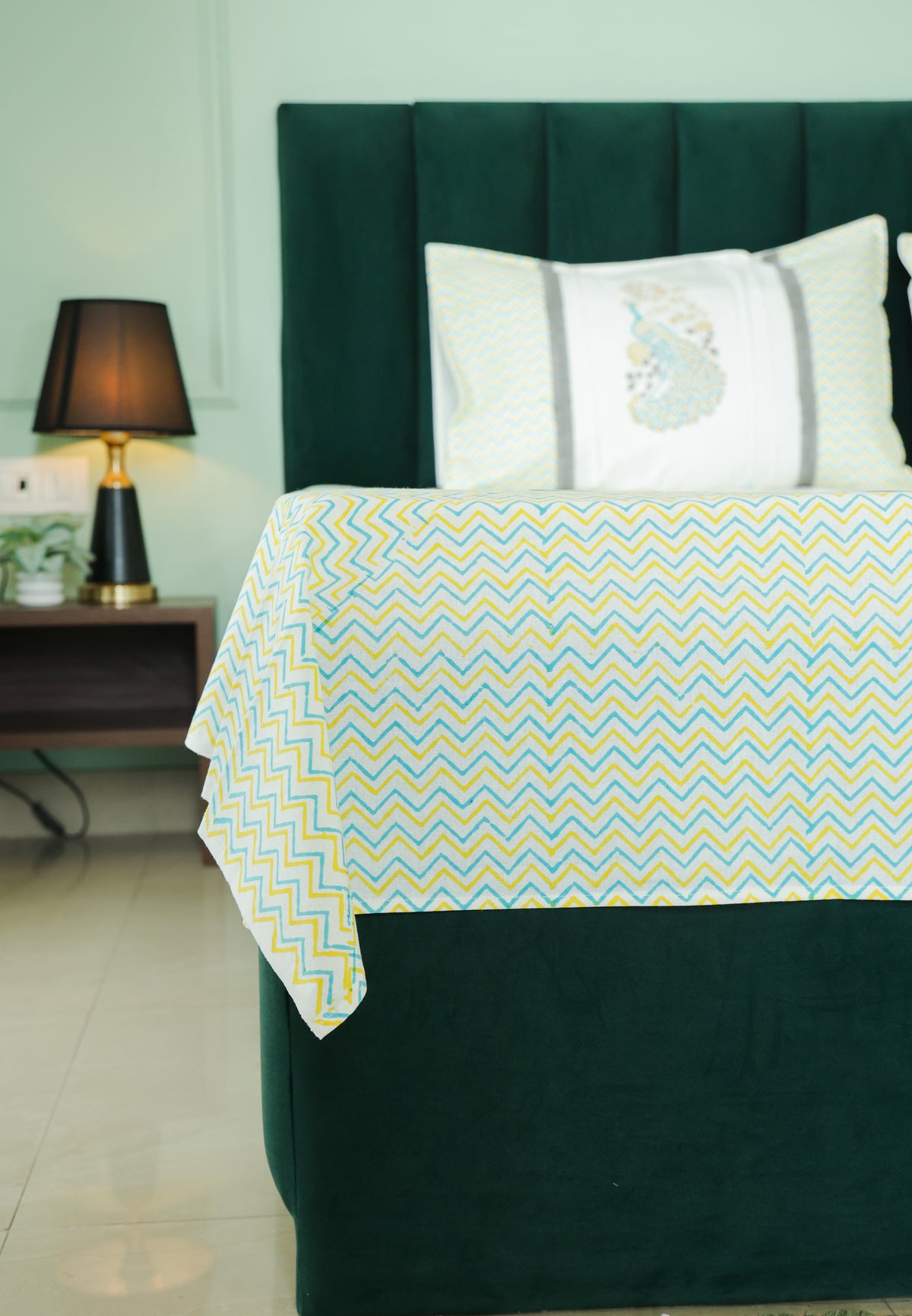 Royal Bloom Cotton Bedsheet