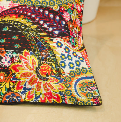 Azure Leaf Cushion