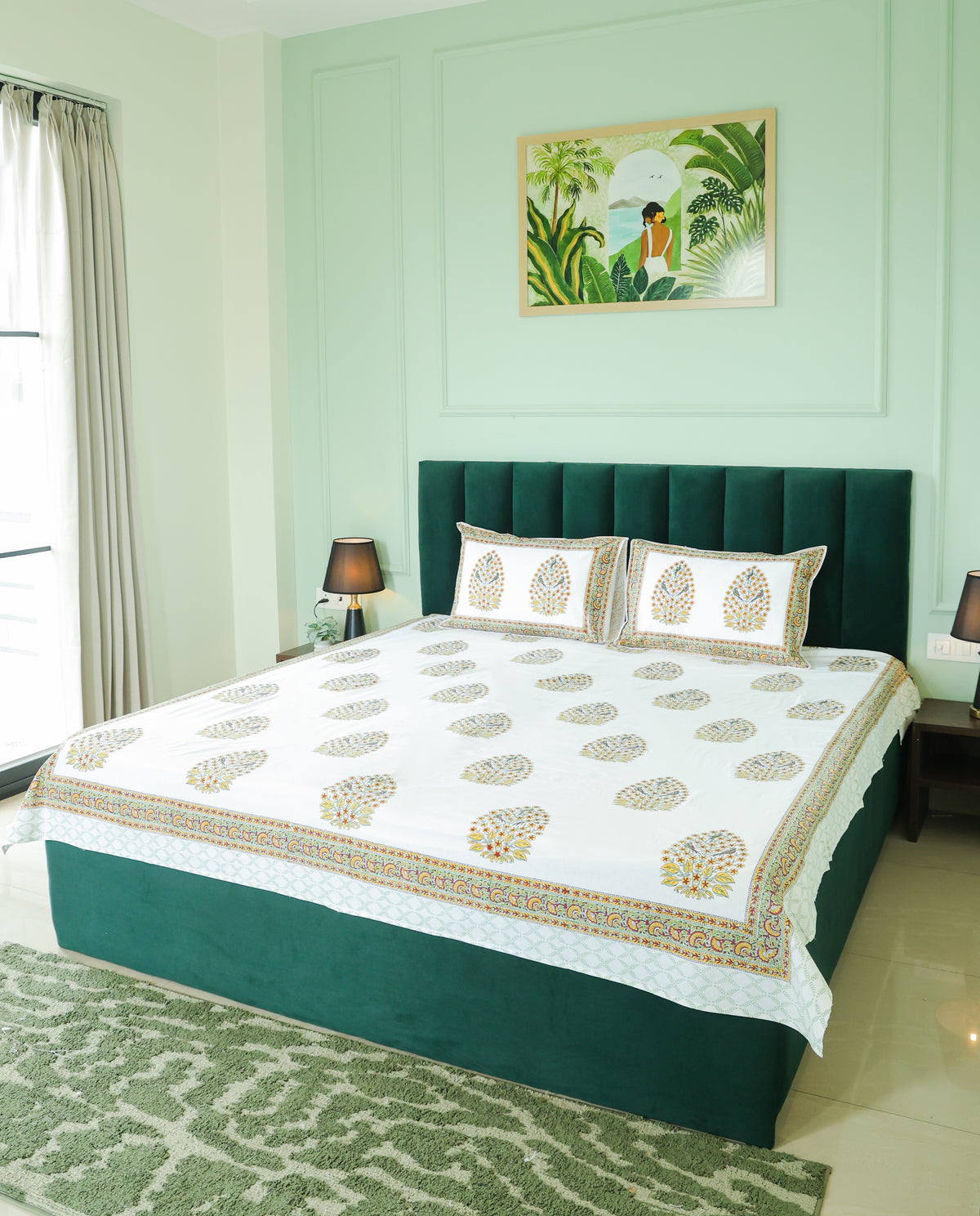 Serenity Garden Bedsheet