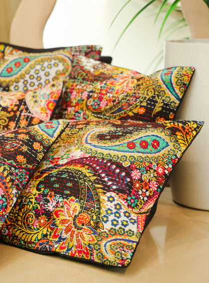 Azure Leaf Cushion