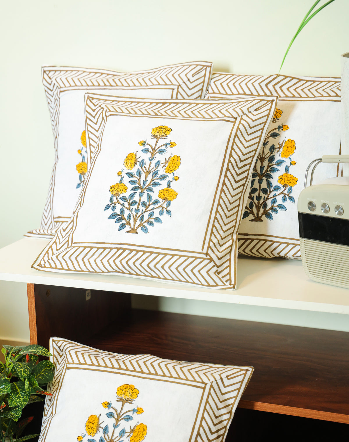 Rustic Petal Cushion