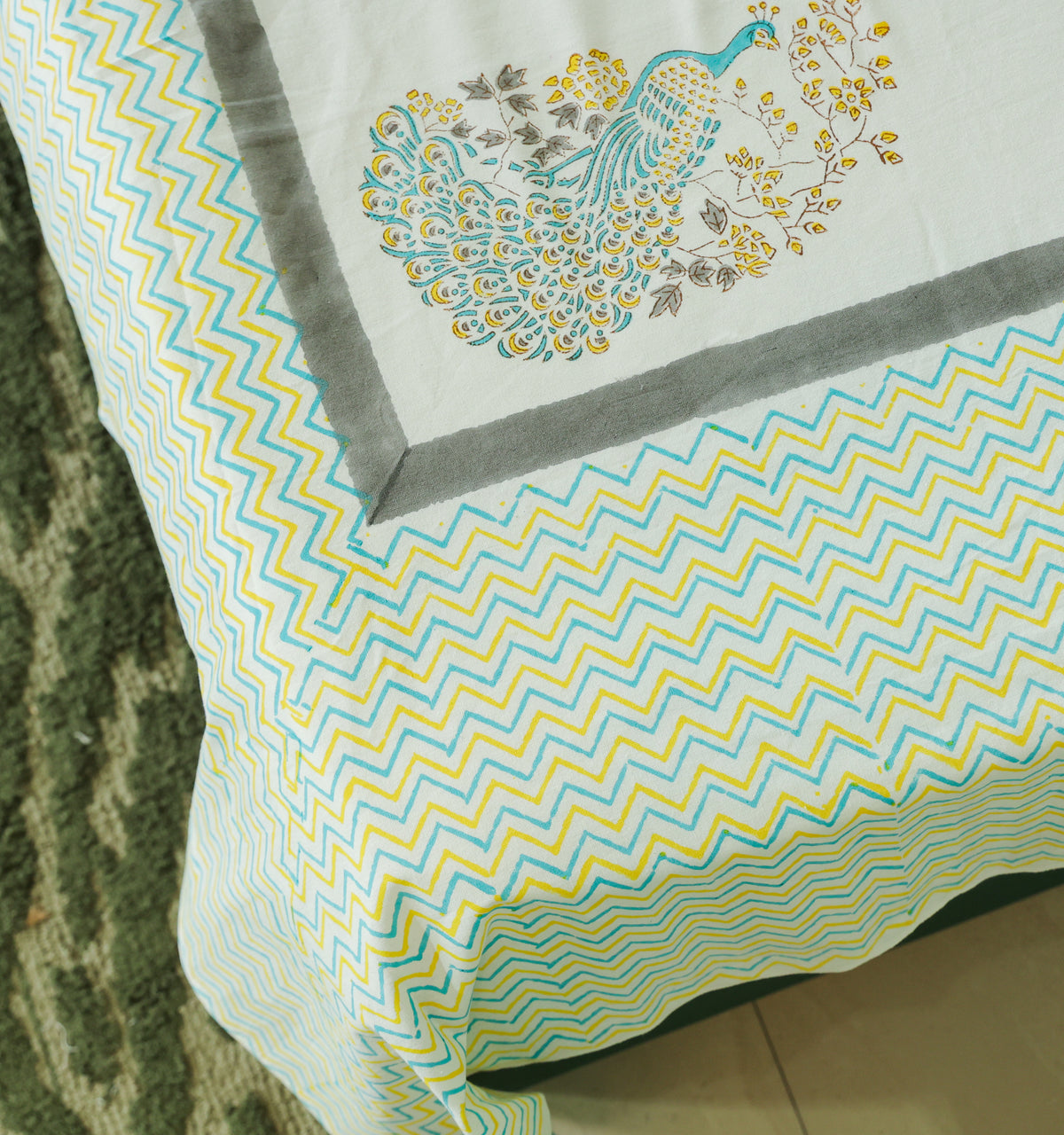 Royal Bloom Cotton Bedsheet