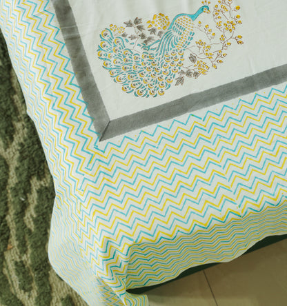Royal Bloom Cotton Bedsheet